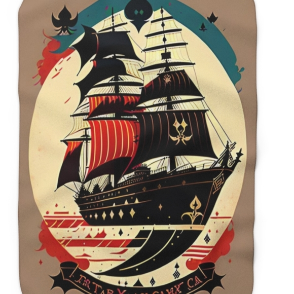 Sherpa fleece blanket - Picture 2 of 2